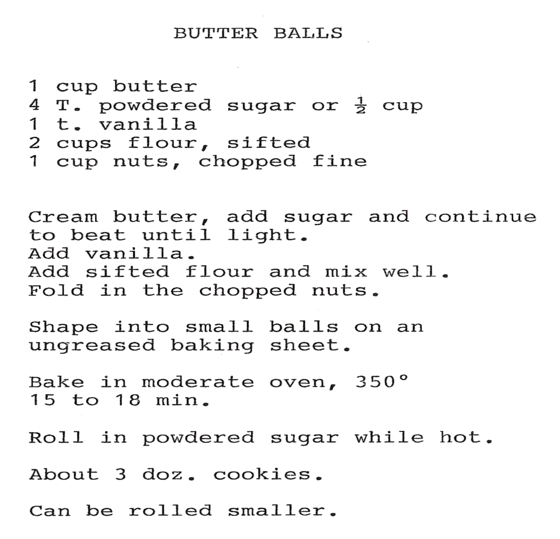 Butter Balls Image